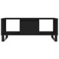 vidaXL Couchtisch Schwarz 90x50x36,5 cm Holzwerkstoff vidaXL Couchtisch Schwarz 90x50x36,5 cm Holzwerkstoff
