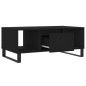 vidaXL Couchtisch Schwarz 90x50x36,5 cm Holzwerkstoff vidaXL Couchtisch Schwarz 90x50x36,5 cm Holzwerkstoff