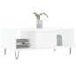 vidaXL Couchtisch Weiß 90x50x36,5 cm Holzwerkstoff vidaXL Couchtisch Weiß 90x50x36,5 cm Holzwerkstoff