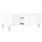 vidaXL Couchtisch Weiß 90x50x36,5 cm Holzwerkstoff vidaXL Couchtisch Weiß 90x50x36,5 cm Holzwerkstoff