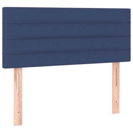 vidaXL Kopfteil Blau 80x5x78/88 cm Stoff
