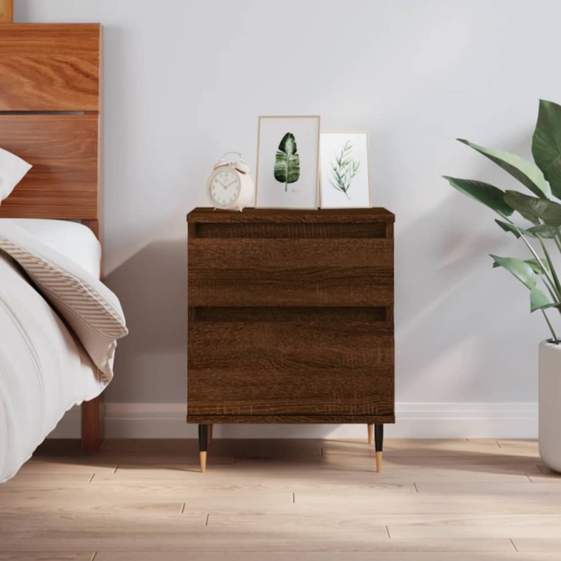 vidaXL Nachttisch Braun Eichen-Optik 40x35x50 cm Holzwerkstoff vidaXL Nachttisch Braun Eichen-Optik 40x35x50 cm Holzwerkstoff