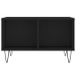 vidaXL Couchtisch Schwarz 60x50x36,5 cm Holzwerkstoff vidaXL Couchtisch Schwarz 60x50x36,5 cm Holzwerkstoff