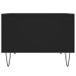 vidaXL Couchtisch Schwarz 60x50x36,5 cm Holzwerkstoff vidaXL Couchtisch Schwarz 60x50x36,5 cm Holzwerkstoff