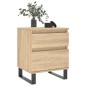 vidaXL Nachttische 2 Stk. Sonoma-Eiche 40x35x50 cm Holzwerkstoff vidaXL Nachttische 2 Stk. Sonoma-Eiche 40x35x50 cm Holzwerkstoff