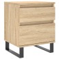 vidaXL Nachttische 2 Stk. Sonoma-Eiche 40x35x50 cm Holzwerkstoff vidaXL Nachttische 2 Stk. Sonoma-Eiche 40x35x50 cm Holzwerkstoff