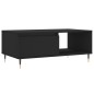 vidaXL Couchtisch Schwarz 90x50x36,5 cm Holzwerkstoff vidaXL Couchtisch Schwarz 90x50x36,5 cm Holzwerkstoff