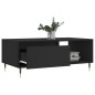 vidaXL Couchtisch Schwarz 90x50x36,5 cm Holzwerkstoff vidaXL Couchtisch Schwarz 90x50x36,5 cm Holzwerkstoff