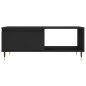 vidaXL Couchtisch Schwarz 90x50x36,5 cm Holzwerkstoff vidaXL Couchtisch Schwarz 90x50x36,5 cm Holzwerkstoff