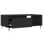 vidaXL Couchtisch Schwarz 90x50x36,5 cm Holzwerkstoff vidaXL Couchtisch Schwarz 90x50x36,5 cm Holzwerkstoff