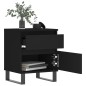vidaXL Nachttische 2 Stk. Schwarz 40x35x50 cm Holzwerkstoff vidaXL Nachttische 2 Stk. Schwarz 40x35x50 cm Holzwerkstoff