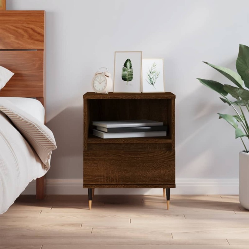vidaXL Nachttisch Braun Eichen-Optik 40x35x50 cm Holzwerkstoff vidaXL Nachttisch Braun Eichen-Optik 40x35x50 cm Holzwerkstoff