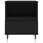 vidaXL Nachttische 2 Stk. Schwarz 40x35x50 cm Holzwerkstoff