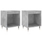 vidaXL Nachttische 2 Stk. Betongrau 40x35x50 cm Holzwerkstoff vidaXL Nachttische 2 Stk. Betongrau 40x35x50 cm Holzwerkstoff