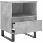 vidaXL Nachttische 2 Stk. Betongrau 40x35x50 cm Holzwerkstoff vidaXL Nachttische 2 Stk. Betongrau 40x35x50 cm Holzwerkstoff