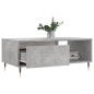 vidaXL Couchtisch Betongrau 90x50x36,5 cm Holzwerkstoff vidaXL Couchtisch Betongrau 90x50x36,5 cm Holzwerkstoff