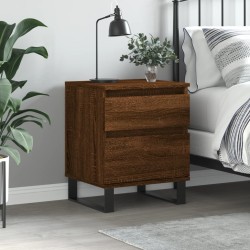vidaXL Nachttisch Braun Eichen-Optik 40x35x50 cm Holzwerkstoff