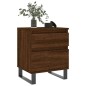 vidaXL Nachttisch Braun Eichen-Optik 40x35x50 cm Holzwerkstoff vidaXL Nachttisch Braun Eichen-Optik 40x35x50 cm Holzwerkstoff