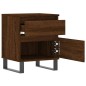 vidaXL Nachttisch Braun Eichen-Optik 40x35x50 cm Holzwerkstoff vidaXL Nachttisch Braun Eichen-Optik 40x35x50 cm Holzwerkstoff