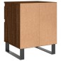vidaXL Nachttisch Braun Eichen-Optik 40x35x50 cm Holzwerkstoff vidaXL Nachttisch Braun Eichen-Optik 40x35x50 cm Holzwerkstoff