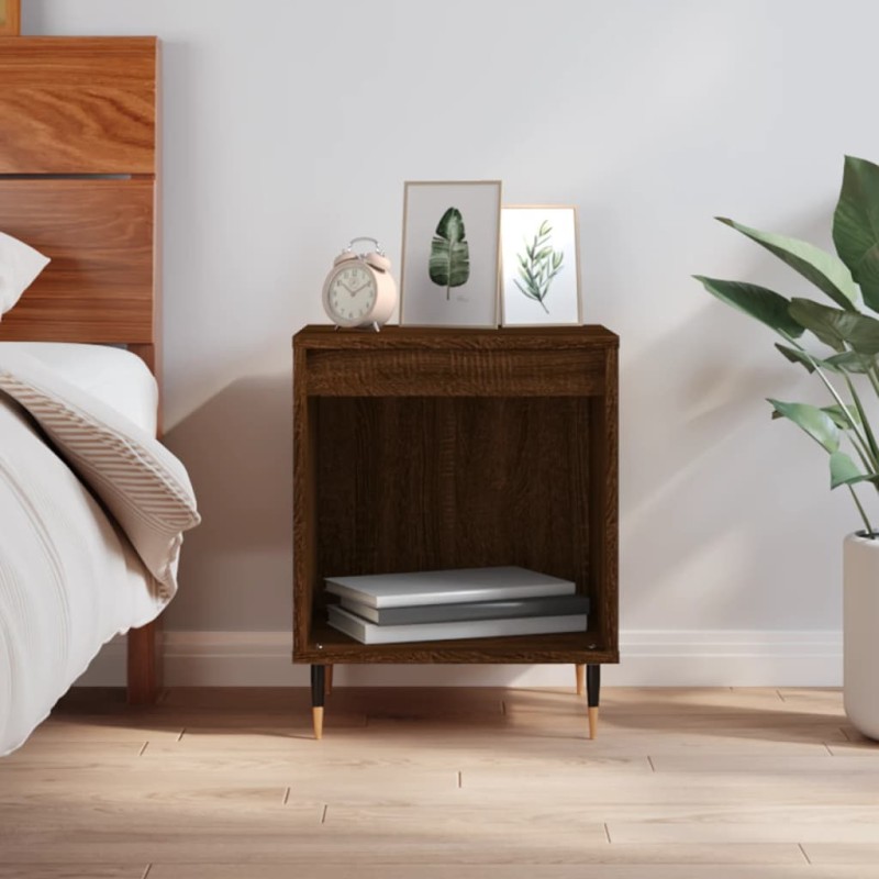vidaXL Nachttisch Braun Eichen-Optik 40x35x50 cm Holzwerkstoff vidaXL Nachttisch Braun Eichen-Optik 40x35x50 cm Holzwerkstoff