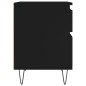 vidaXL Nachttisch Schwarz 40x35x50 cm Holzwerkstoff vidaXL Nachttisch Schwarz 40x35x50 cm Holzwerkstoff