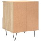 vidaXL Nachttisch Sonoma-Eiche 40x35x50 cm Holzwerkstoff vidaXL Nachttisch Sonoma-Eiche 40x35x50 cm Holzwerkstoff