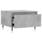 vidaXL Couchtisch Betongrau 50x46x35 cm Holzwerkstoff vidaXL Couchtisch Betongrau 50x46x35 cm Holzwerkstoff