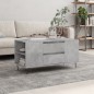 vidaXL Couchtisch Betongrau 102x44,5x50 cm Holzwerkstoff vidaXL Couchtisch Betongrau 102x44,5x50 cm Holzwerkstoff