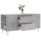 vidaXL Couchtisch Betongrau 102x44,5x50 cm Holzwerkstoff vidaXL Couchtisch Betongrau 102x44,5x50 cm Holzwerkstoff