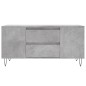 vidaXL Couchtisch Betongrau 102x44,5x50 cm Holzwerkstoff vidaXL Couchtisch Betongrau 102x44,5x50 cm Holzwerkstoff