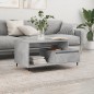 vidaXL Couchtisch Betongrau 90x49x45 cm Holzwerkstoff vidaXL Couchtisch Betongrau 90x49x45 cm Holzwerkstoff
