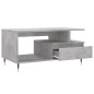 vidaXL Couchtisch Betongrau 90x49x45 cm Holzwerkstoff vidaXL Couchtisch Betongrau 90x49x45 cm Holzwerkstoff