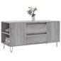 vidaXL Couchtisch Grau Sonoma 102x44,5x50 cm Holzwerkstoff vidaXL Couchtisch Grau Sonoma 102x44,5x50 cm Holzwerkstoff