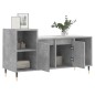 vidaXL TV-Schrank Betongrau 100x35x55 cm Holzwerkstoff vidaXL TV-Schrank Betongrau 100x35x55 cm Holzwerkstoff