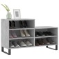 vidaXL Schuhregal Betongrau 102x36x60 cm Holzwerkstoff vidaXL Schuhregal Betongrau 102x36x60 cm Holzwerkstoff