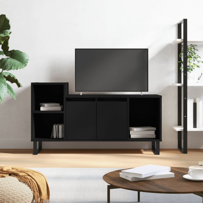vidaXL TV-Schrank Schwarz 100x35x55 cm Holzwerkstoff vidaXL TV-Schrank Schwarz 100x35x55 cm Holzwerkstoff