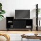 vidaXL TV-Schrank Schwarz 100x35x55 cm Holzwerkstoff vidaXL TV-Schrank Schwarz 100x35x55 cm Holzwerkstoff
