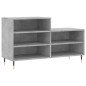vidaXL Schuhregal Betongrau 102x36x60 cm Holzwerkstoff vidaXL Schuhregal Betongrau 102x36x60 cm Holzwerkstoff
