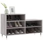 vidaXL Schuhregal Grau Sonoma 102x36x60 cm Holzwerkstoff vidaXL Schuhregal Grau Sonoma 102x36x60 cm Holzwerkstoff