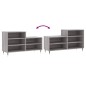 vidaXL Schuhregal Grau Sonoma 102x36x60 cm Holzwerkstoff vidaXL Schuhregal Grau Sonoma 102x36x60 cm Holzwerkstoff