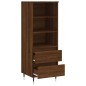 vidaXL Highboard Braun Eichen-Optik 40x36x110 cm Holzwerkstoff vidaXL Highboard Braun Eichen-Optik 40x36x110 cm Holzwerkstoff