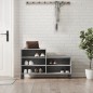 vidaXL Schuhregal Grau Sonoma 102x36x60 cm Holzwerkstoff vidaXL Schuhregal Grau Sonoma 102x36x60 cm Holzwerkstoff