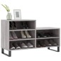 vidaXL Schuhregal Grau Sonoma 102x36x60 cm Holzwerkstoff vidaXL Schuhregal Grau Sonoma 102x36x60 cm Holzwerkstoff
