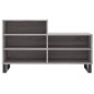 vidaXL Schuhregal Grau Sonoma 102x36x60 cm Holzwerkstoff vidaXL Schuhregal Grau Sonoma 102x36x60 cm Holzwerkstoff