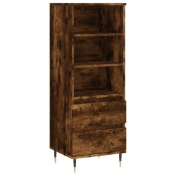 vidaXL Highboard Räuchereiche 40x36x110 cm Holzwerkstoff