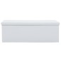 vidaXL Faltbare Sitzbank Kunstleder 110×38×38 cm Weiß vidaXL Faltbare Sitzbank Kunstleder 110×38×38 cm Weiß