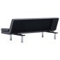 vidaXL Schlafsofa mit 2 Kissen Kunstleder Ausziehbar Grau vidaXL Schlafsofa mit 2 Kissen Kunstleder Ausziehbar Grau
