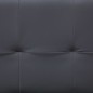 vidaXL Schlafsofa mit 2 Kissen Kunstleder Ausziehbar Grau vidaXL Schlafsofa mit 2 Kissen Kunstleder Ausziehbar Grau