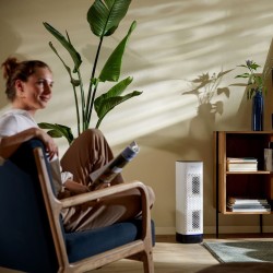 Qlima Luftreiniger mit HEPA-Filter A 68 50 W Weiß 